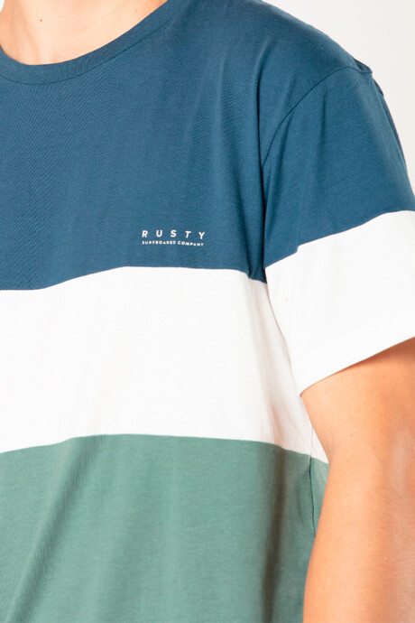 T-SHIRT ASKEY BOY RUSTY Azul