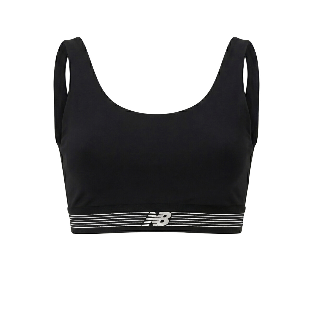 Top New Balance Train Bra - Black - Black 