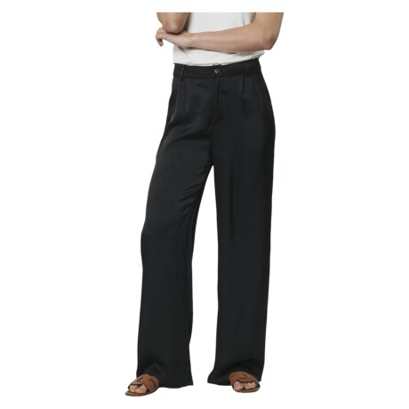 Pantalón Satén Texturizado para Dama UFO Diana Negro Negro