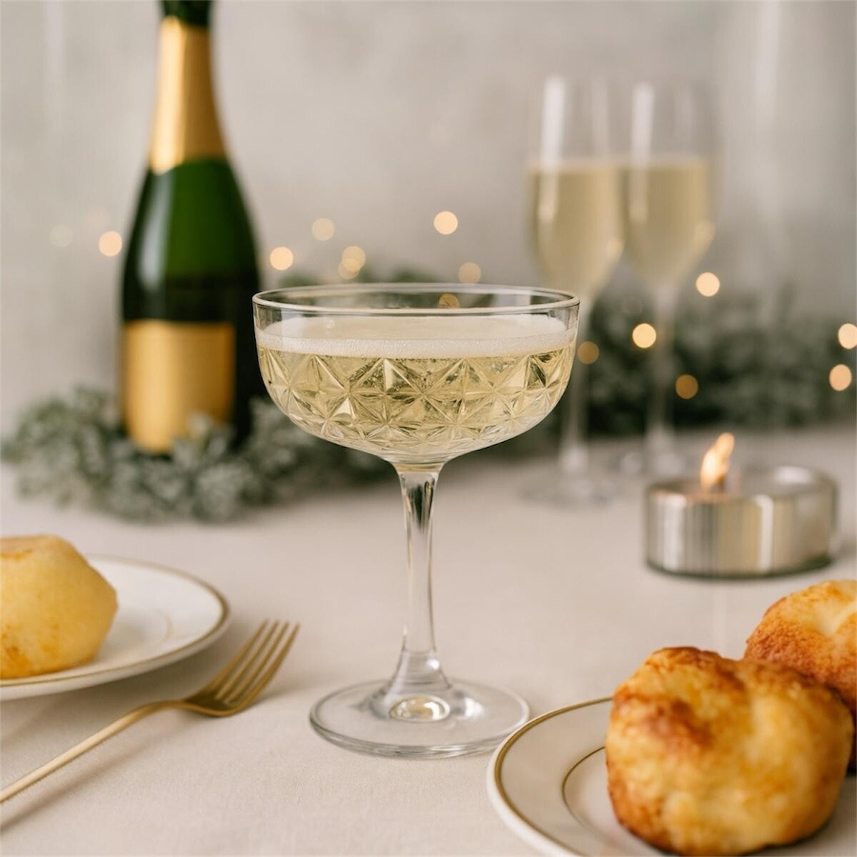 Copa de Champagne de Vidrio Set 4 Unidades Pasabahce 