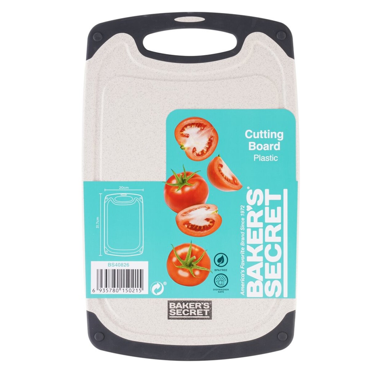 BANDEJA PLASTICO 32X20CM 