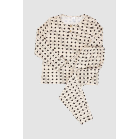 Pijama stars needle mini Beige