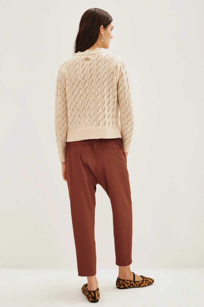 PANTALON PORTER Marron