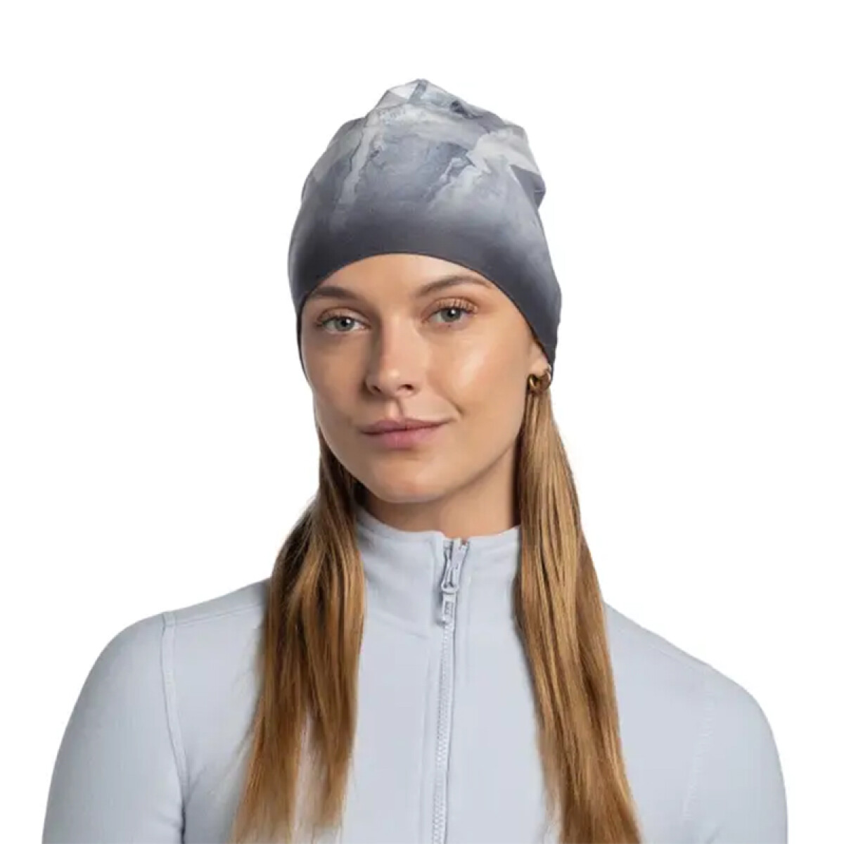 Gorro de Lana Buff Ecostretch - Gris 