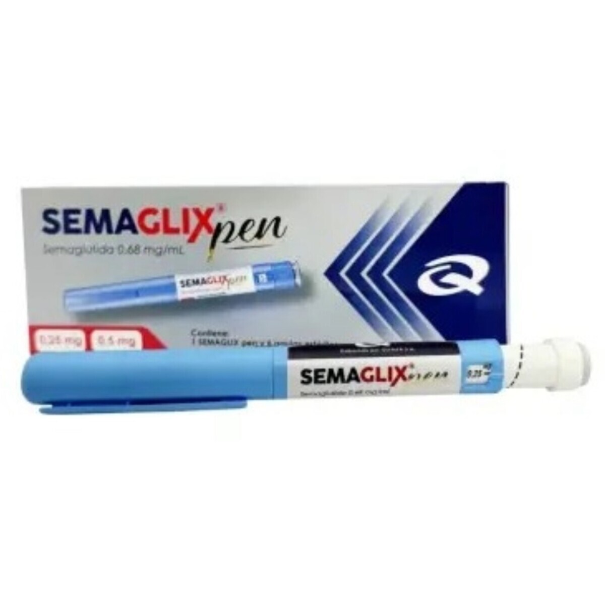 SEMAGLIX PEN 0,25/0,50 MG C/AUT INYE 3ML 