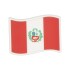 Jibbitz Bandera Perú Multicolor
