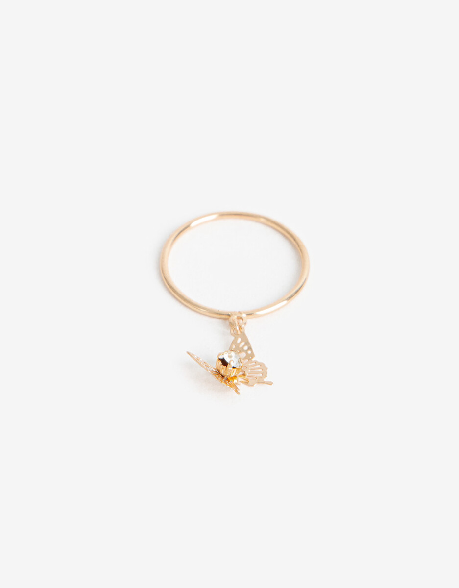 Anillo Metal Mariposa 