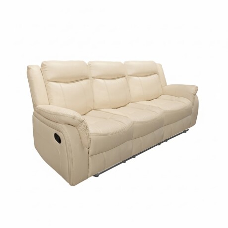 Sofá Recliner 3 cuerpos LS Beige SM Home Sofá Recliner 3 cuerpos LS Beige SM Home