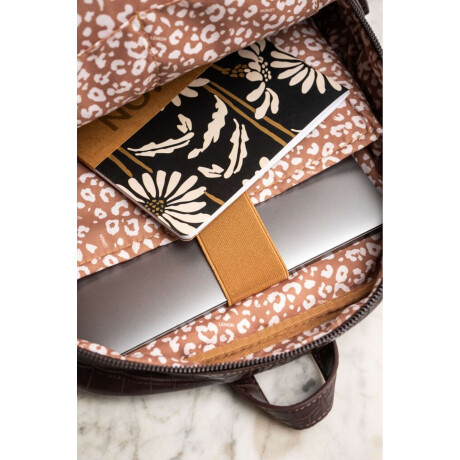 Mochila Maxi Combinada Marrón