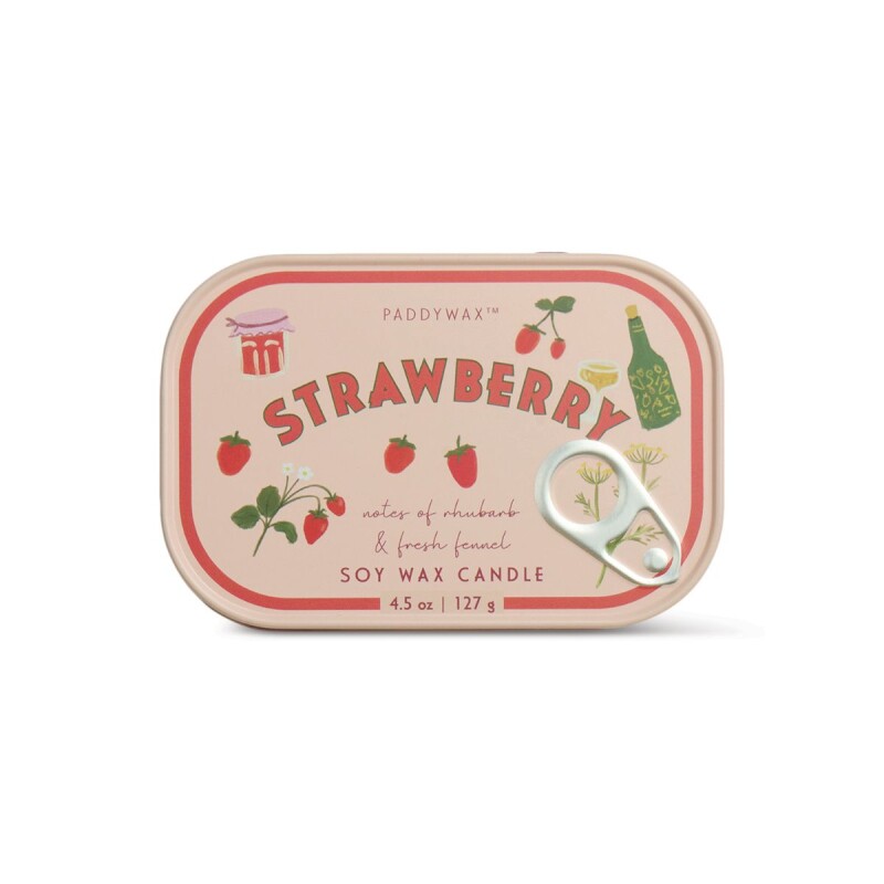 VELABIS Vela Aromática 4.5 Oz En Lata Paddywax - Strawberry