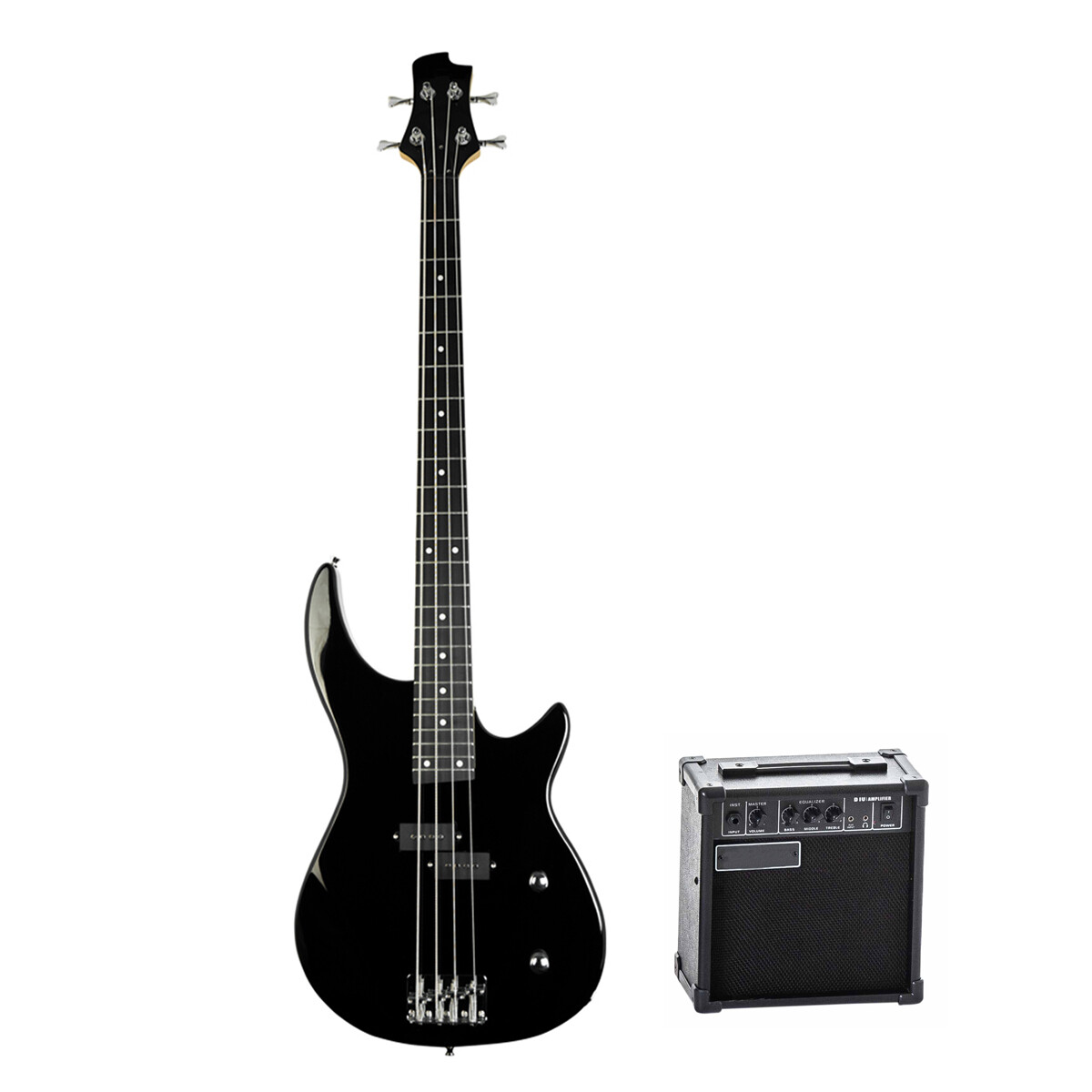 Bajo Electrico Pack Freeman B01pk P Bass Black 