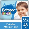 Pañales Babysec Ultrasec XXG X48