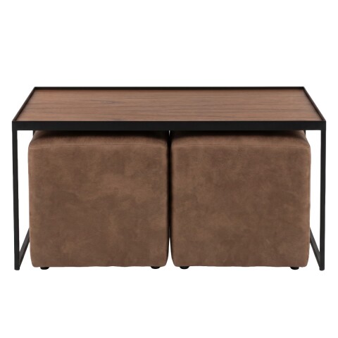 MESA CENTRO CON PUFF AF 100X50 (CD) Unica