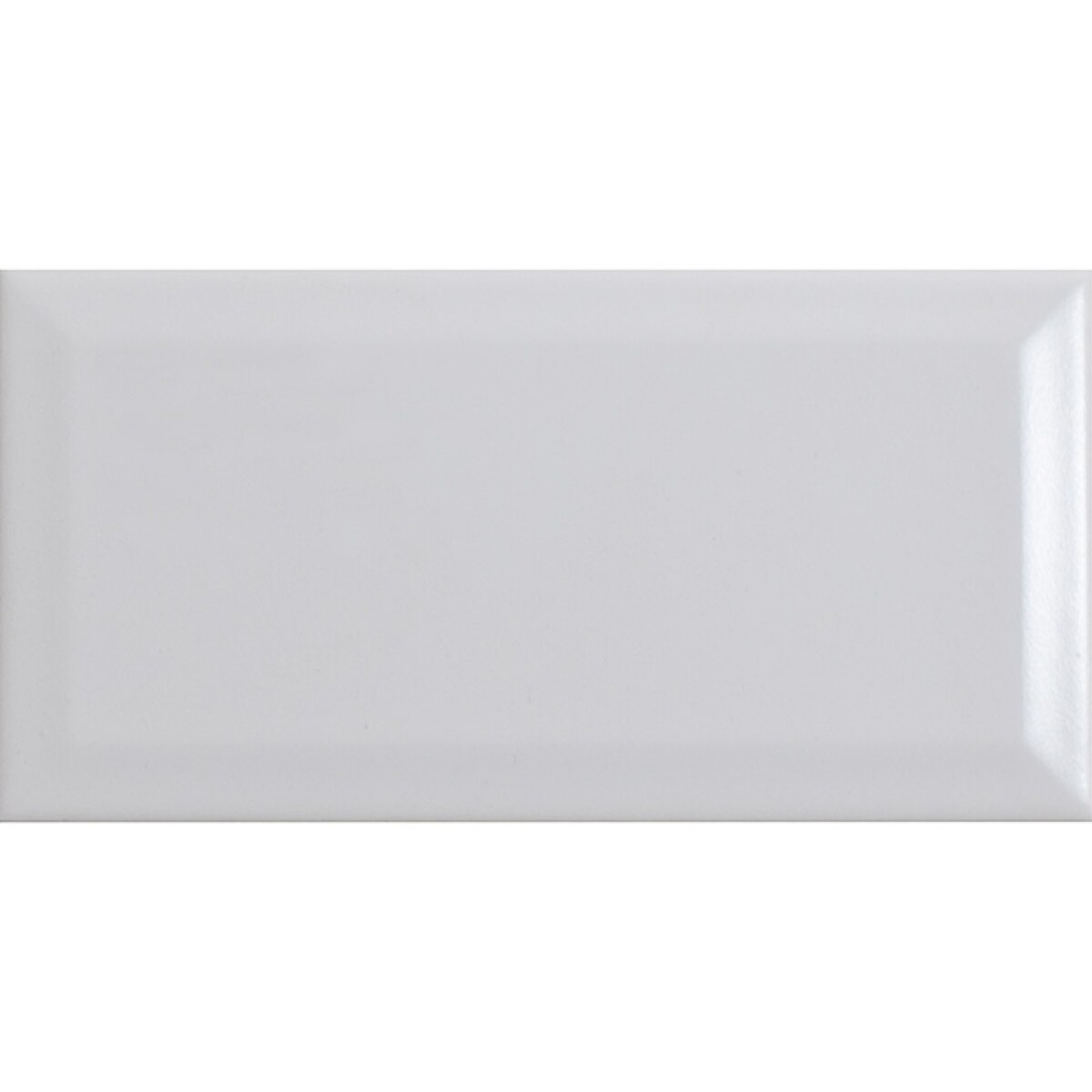 Cerámica Biselada Blanco Mate Bx "a" 10x20 Cm 