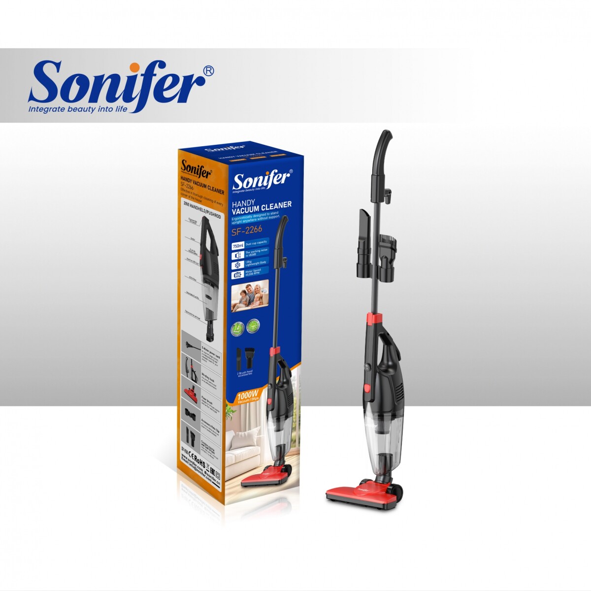Aspiradora Vertical Sonifer De Mano 