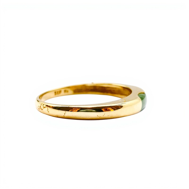 Anillo Solitario-Oro Bajo-Piedra Esmeralda-AN8155 conpiedra