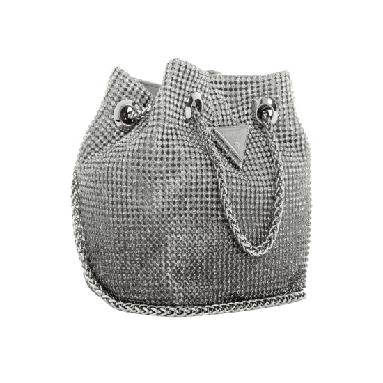 Cartera Guess Zalina Chica Plata 0