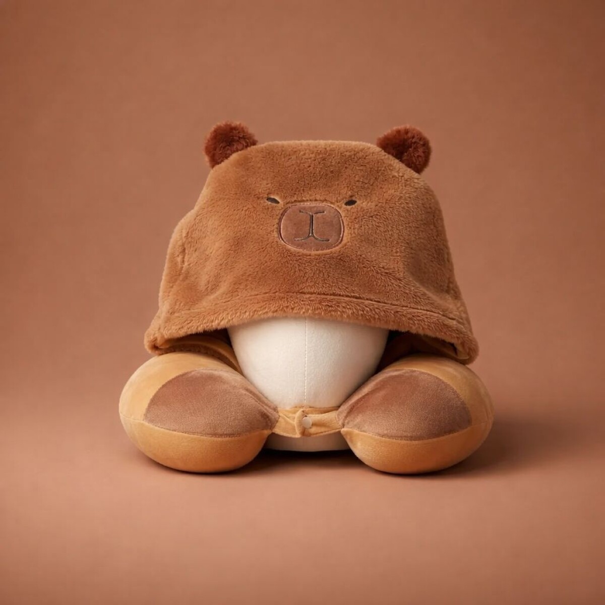 ALMOHADA PARA EL CUELLO DE ESPUMA VISCOELÁSTICA EN FORMA DE U CON FORMA DE CARPI 