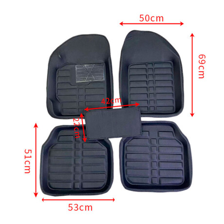 ALFOMBRAS - JGO. 4 PIEZAS PVC TIPO BANDEJA RIGIDA WESTON ALFOMBRAS - JGO. 4 PIEZAS PVC TIPO BANDEJA RIGIDA WESTON