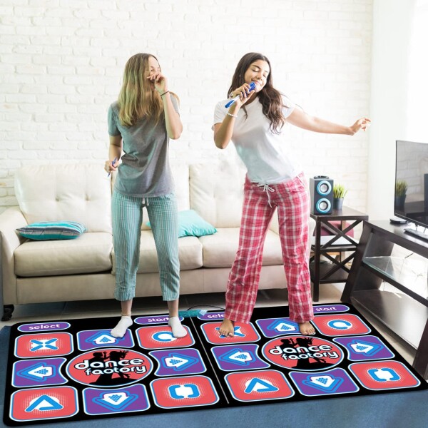 Alfombra Musica Juego Baile Dance Usb Pc Wii Xbox Tv Control Variante Color Negro