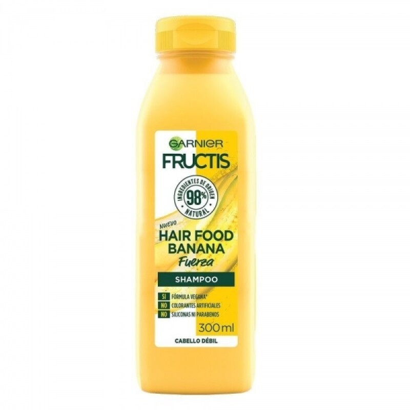 Shampoo Fructis Hair Food Banana 300 Ml. Shampoo Fructis Hair Food Banana 300 Ml.