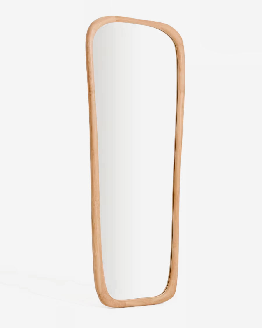 Espejo Alura de madera de teca 158 x 61 cm FSC