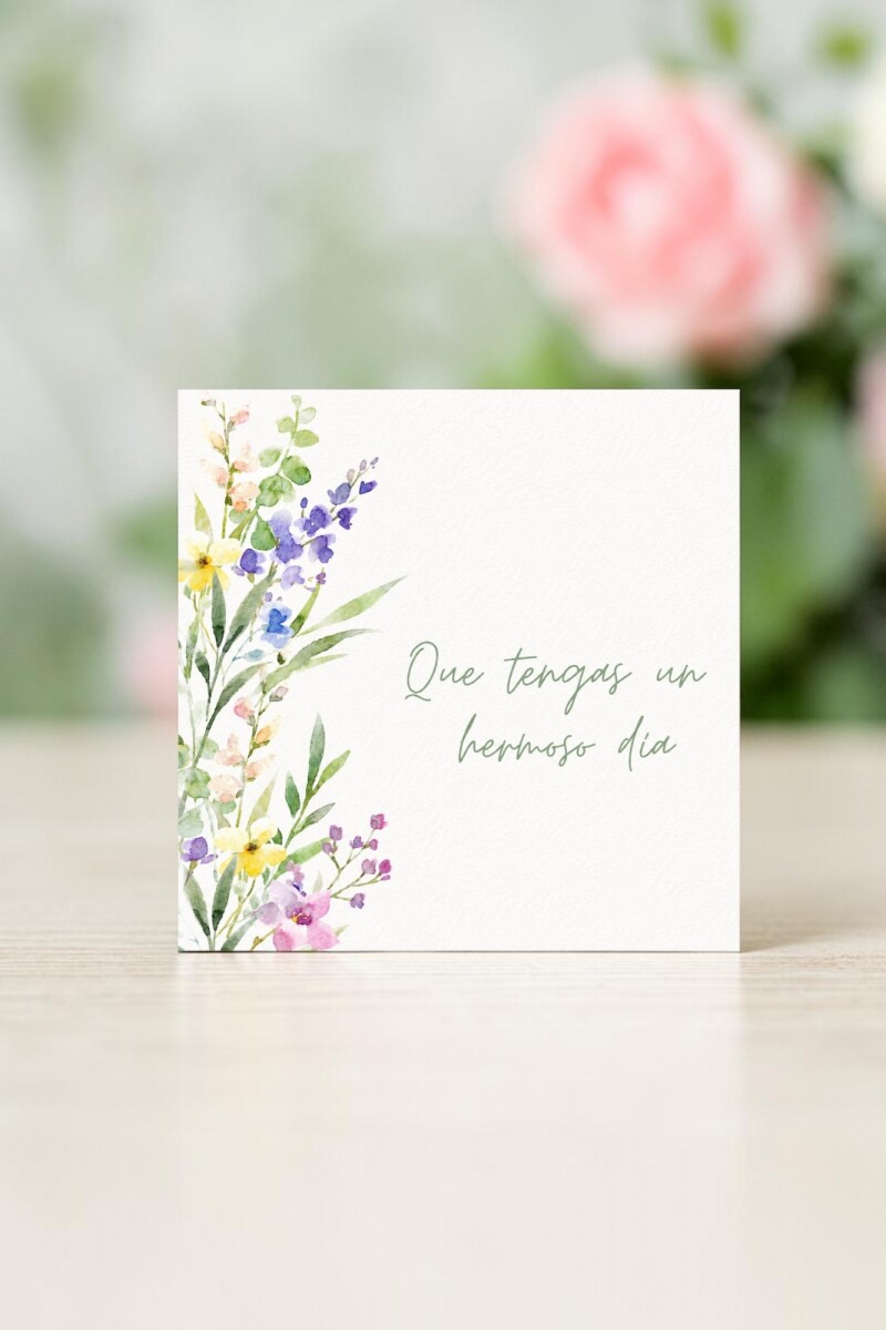 Tarjeta feliz día 10x10 - DISEÑO 4 