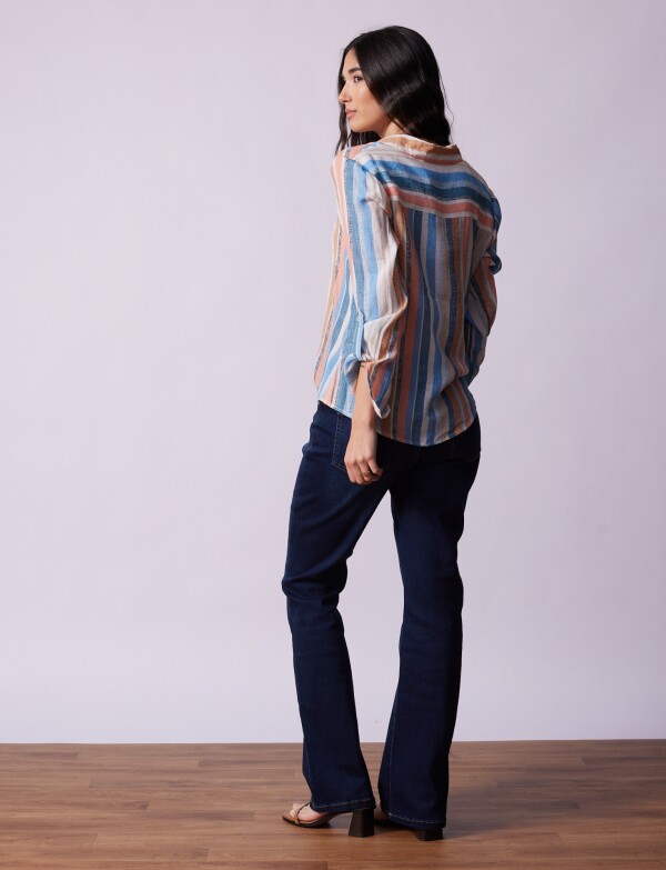 Blusa Nudo Printed CRUDO/MULTI