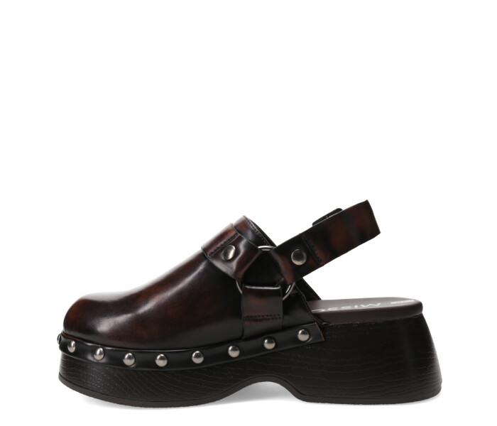 Zuecos de Mujer Miss Carol Rangu Marrón Oscuro