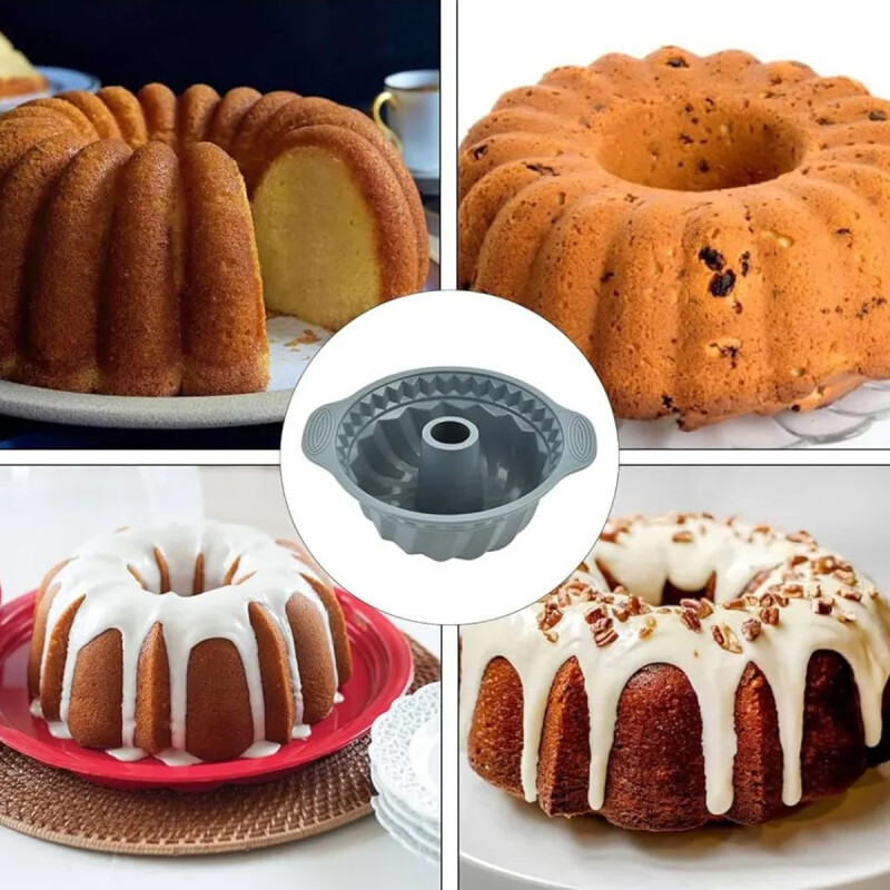 Molde de silicona con cono 27.5 x 24 x 11 cm GRIS