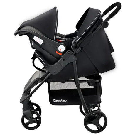 Cochecito Plegable y Huevito Carestino City Travel + Accesorios Gris Melange