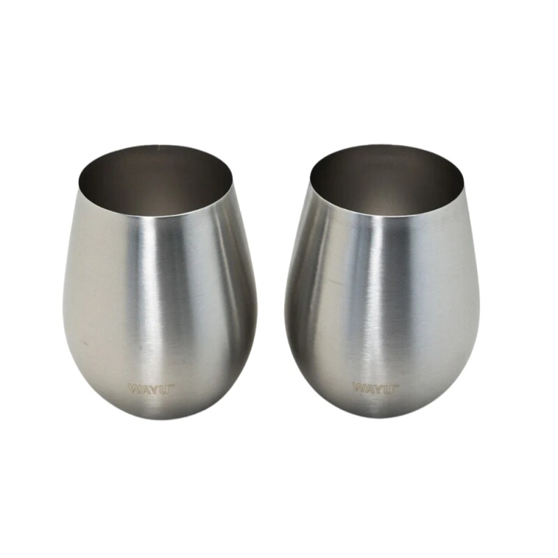 Wayu Set 2 Vasos Coctel Metalico Wayu Set 2 Vasos Coctel Metalico