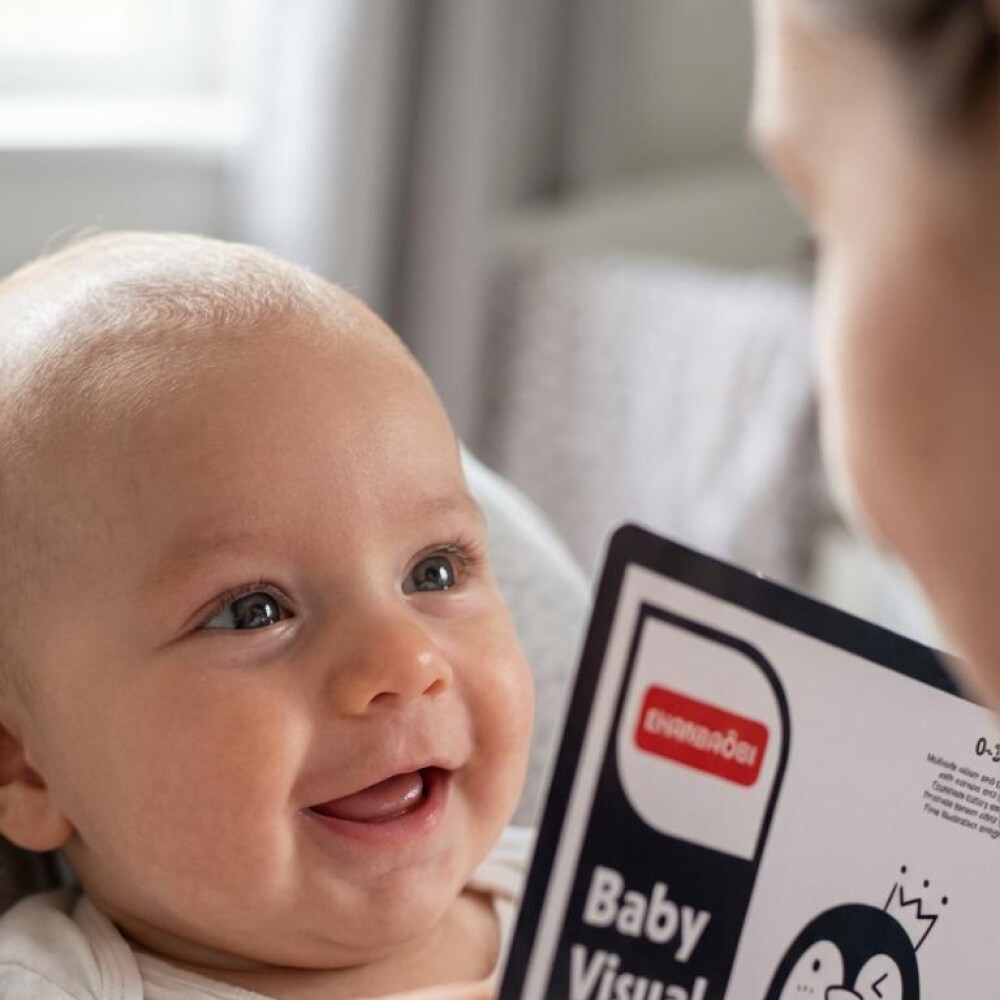 Set 32 tarjetas estimulación visual contraste para bebé Set 32 tarjetas estimulación visual contraste para bebé