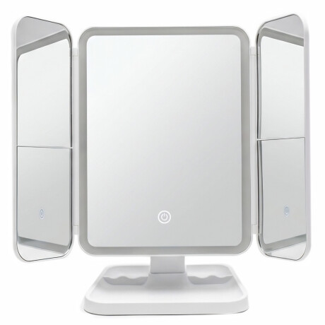 Espejo de Maquillaje Multiple y plegable táctil con Luz Led Espejo de Maquillaje Multiple y plegable táctil con Luz Led