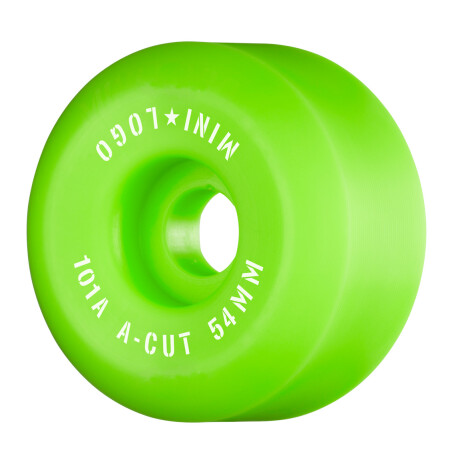 Ruedas Minilogo A-Cut Green 54mm 101a Ruedas Minilogo A-Cut Green 54mm 101a