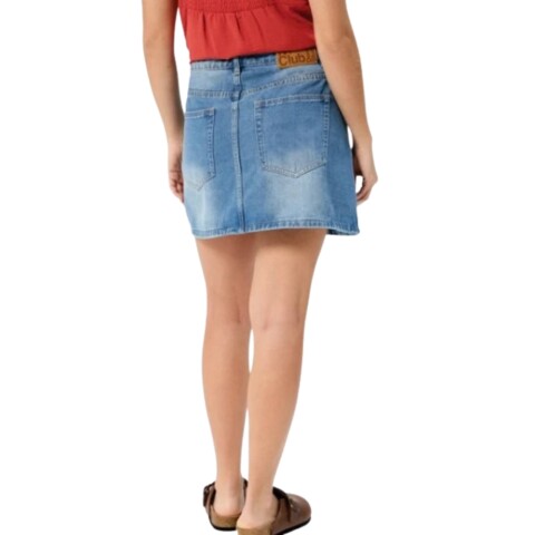 POLLERA XS-XL AZUL MEDIO