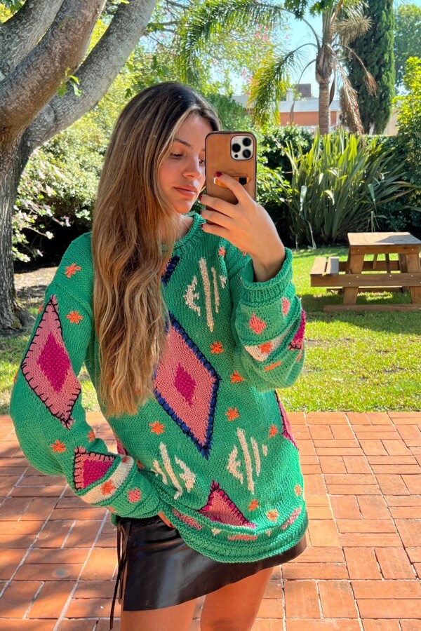 Sweater Gitano Base Verde