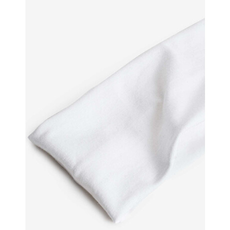 Vincha Textil Sporty Blanco crudo