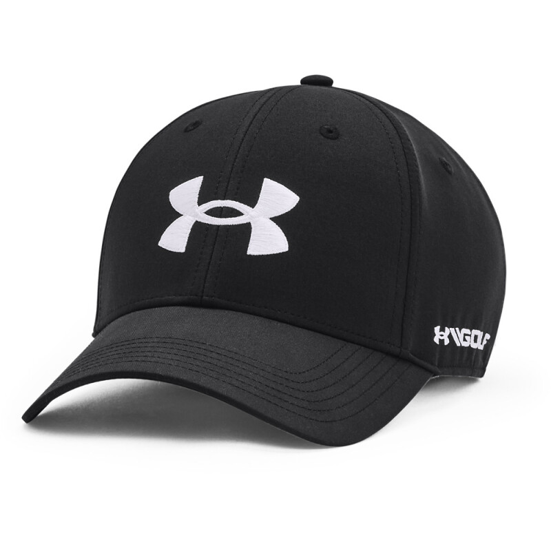 UA Golf96 Hat-WHT BLK-001