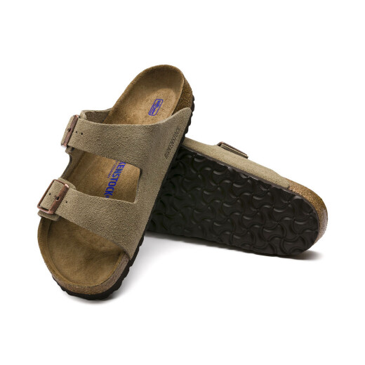 Sandalias Birkenstock Arizona SFB Suede Taupe Sandalias Birkenstock Arizona SFB Suede Taupe