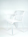 Silla Mar Con Posabrazos Blanco