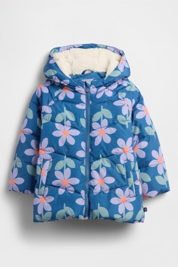 Campera Puffer Toddler Niña Cornflower829