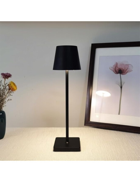 LAMPARA DE MESA LED 38CM NEGRO LAMPARA DE MESA LED 38CM NEGRO