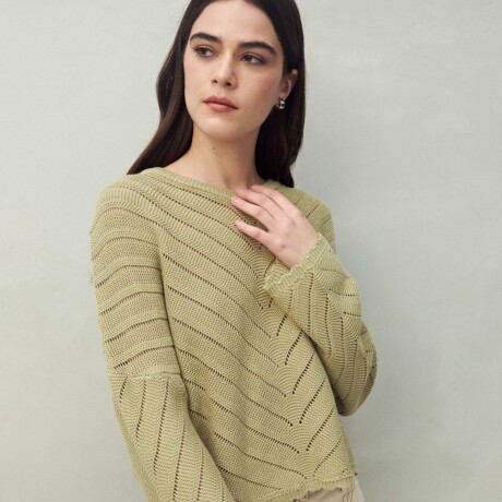SWEATER CAPUCINE Verde Oliva