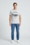 Camiseta estampada Ballena GRIS MELANGE