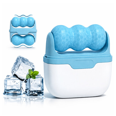 Rodillo facial para masaje frío Blanco