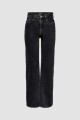 Jeans Jucy Wide Leg Black Denim