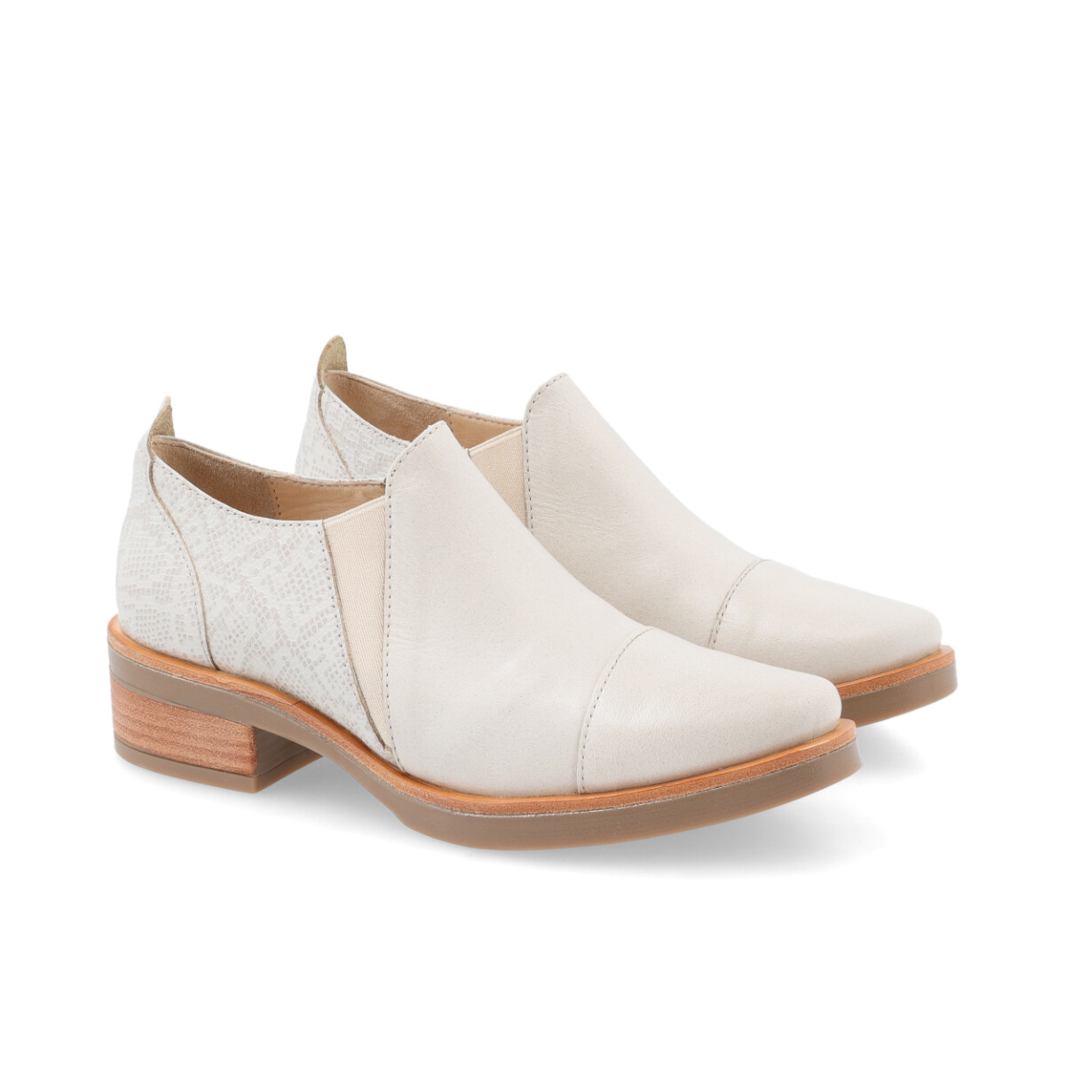ZAPATO CUERO CERRETO - BEIGE 