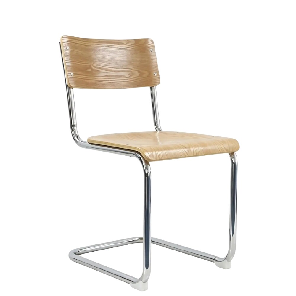 Silla de Comedor Metal Cromado - Impala Natural