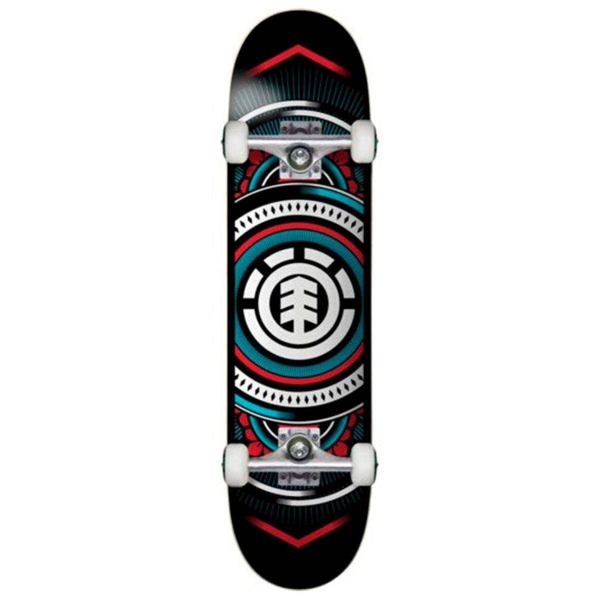 Skate armado Element Hached Red Blue 8'' - 8'' 